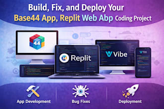 build, fix, and deploy your base44 app, replit web app, and vibe coding project