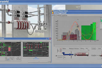 perform electrical power system analysis using powerworld simulator