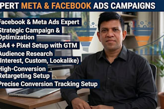 manage meta ads campaign and facebook pixel setup with GTM
