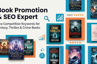 low competition keywords to rank fantasy thriller and crime books