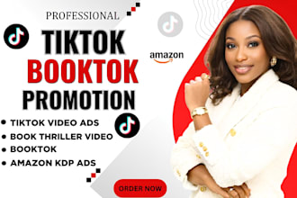 tiktok video ads booktok video promotion tiktok amazon kdp