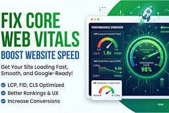fix core web vitals issues lcp cls and boost wordpress website speed