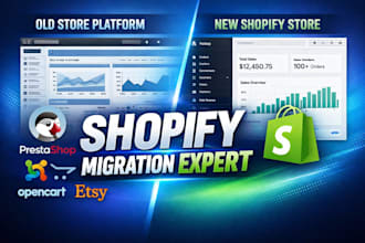 migrate prestashop joomla opencart visualsoft etsy to shopify