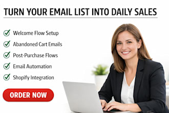 set up omnisend email automation shopify email flows klaviyo omnisend expert