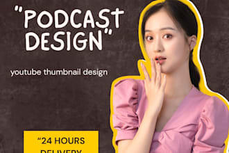 design eye catching you tube thumbnail for high CTR