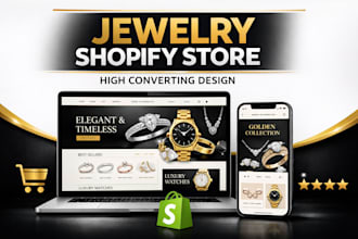 design jewelry shopify store fashion ecommerce website