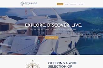 develop a yacht rental and boat booking website