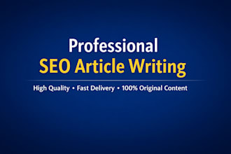 write high quality articles and blog content