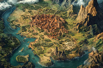 create custom fantasy maps for you