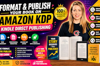 format and publish your book on amazon kindle direct publishing