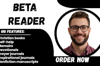 beta read christain book, self help, memoir journal devotional prayer nonfiction