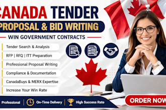 write winning canada tender rfp rfq bid proposal contracts