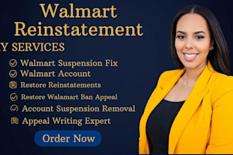 reinstate your walmart seller account, fast recovery