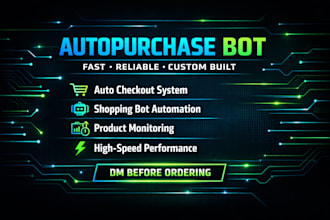 build auto checkou bot, pokemon, autopurchase bot, walmart bot, popmart