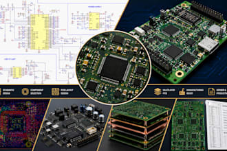 redesign existing pcb, reverse engineer pcb, create manufacturing multilayer pcb