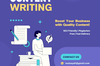write engaging articles and blogs for you