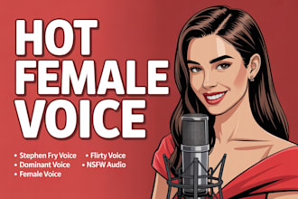 record dominant nsfw stephen fry flirty female voice over