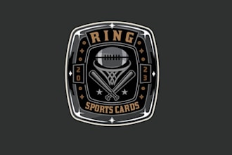 design ring sports cards online hobby shop logo