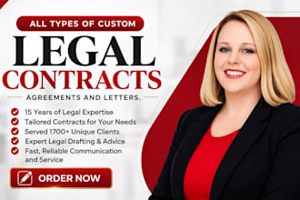 be your lawyer for writing legal contracts and agreements