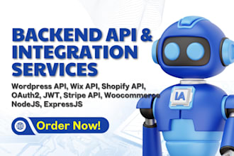 do wordpress api wix api woocommerce  api oauth2 jwt stripeapi nodejs expressjs