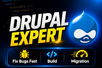 develop professional drupal website