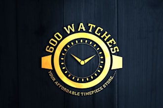 create awesome and gorgeous watch logo design
