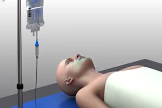 create 3d medical product animation for healthcare and device