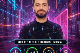 build scalable backend API using nodejs supabase postgresql