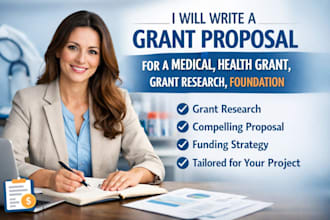 write a grant proposal for a medical, health grant, grant research, foundation