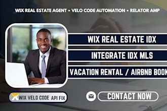 setup wix real estate integrate wix ai idx mls wix crm with wix velo website