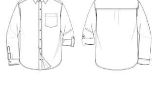 create technical sketches and flats