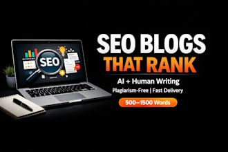 write SEO optimized ai blog posts that rank on google