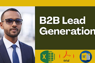 do business lead or lead generation or linkedin lead or b2b or influencer