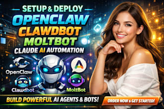 setup deploy openclaw open claw clawdbot moltbot claude ai agent automation bot