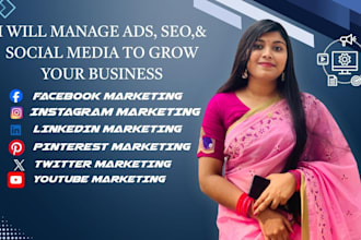 manage ads,SEO and social media to grow your bussiness