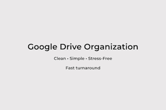 organize your google drive files and folders