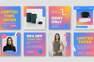 design high converting instagram and facebook flyers for you