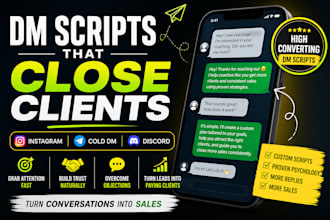 create high converting dm scripts that turn leads into paying clients