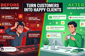 provide professional customer support via email chat and tickets