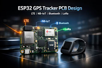 design esp32 gps tracker pcb with sim7080 sim7600 nb iot lte m bluetooth lora