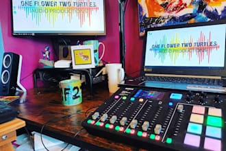 record edit and produce a podcast or radio show for you