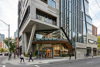 create realistic commercial building exterior renders
