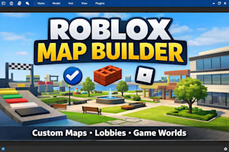 build and customize roblox maps, lobbies, obby and game environments