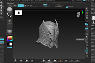 sculpt 3d mask 3d helmet cosplay mask cosplay armor 3d print and paint mask