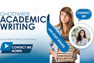 proofread, edit, ghostwrite your academic writing, book, dissertation and thesis