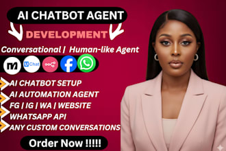 build a custom whatsapp API chatbot, n8n ai chatbot, manychat for your business