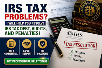 professionally resolve irs tax debt, audits, and penalties