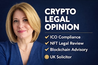 provide UK legal opinion on crypto ico nft compliance