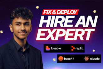 fix and deploy your lovable, replit, bolt or any ai website