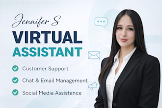 be your virtual assistant for chat and customer support